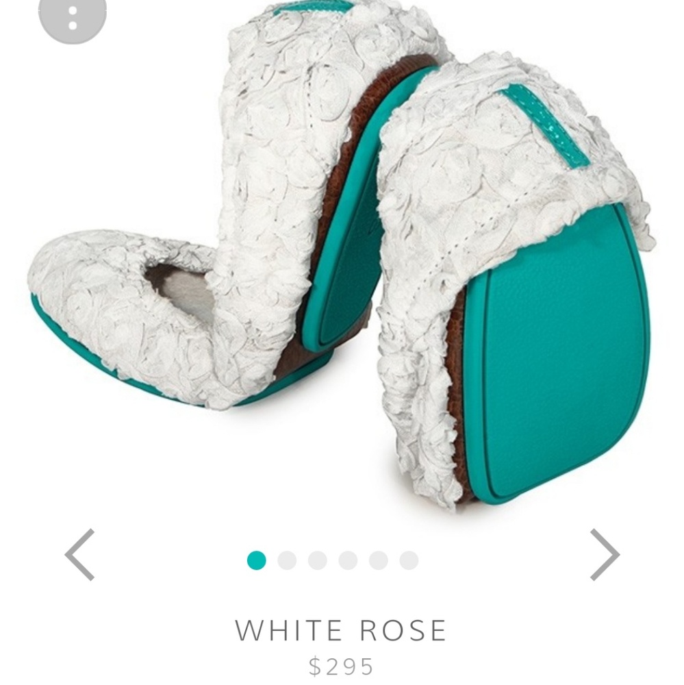 White Rose Tieks Sz. 8